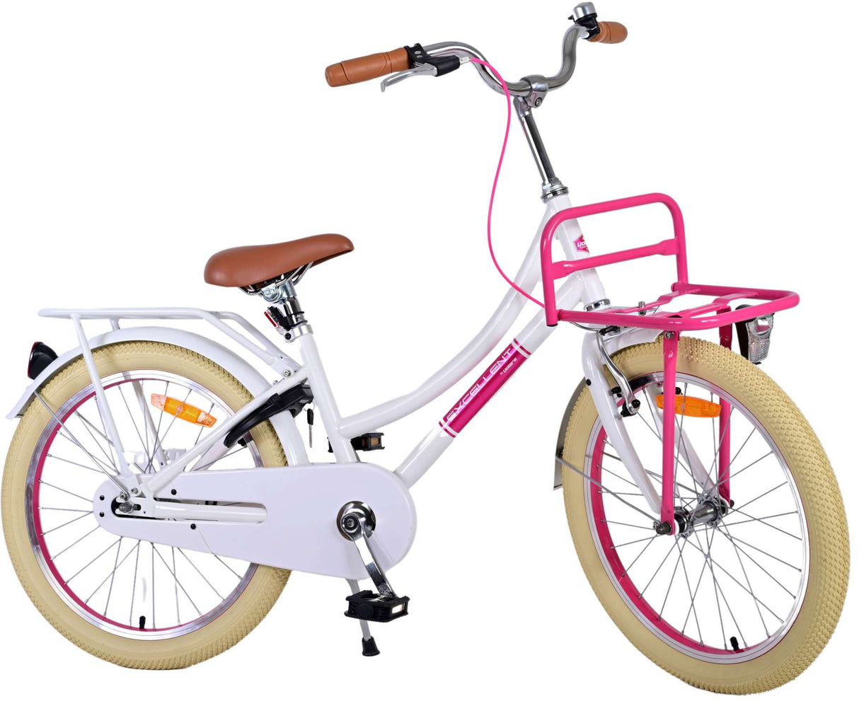 Excellent vélo pour enfants Volare - filles - 20 pouces - blanc