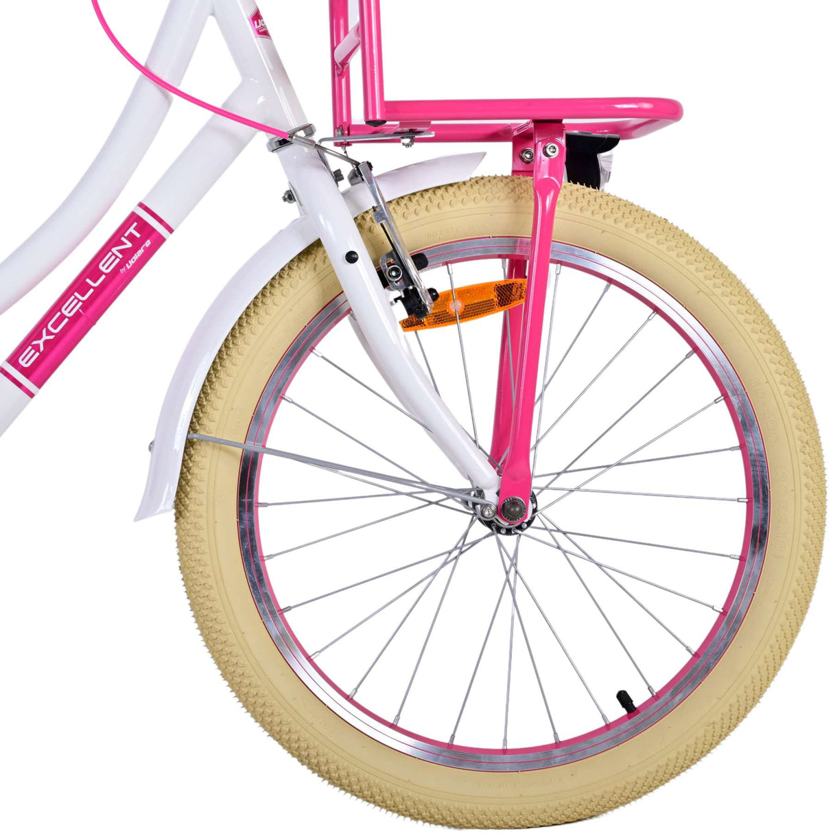 Excellent vélo pour enfants Volare - filles - 20 pouces - blanc