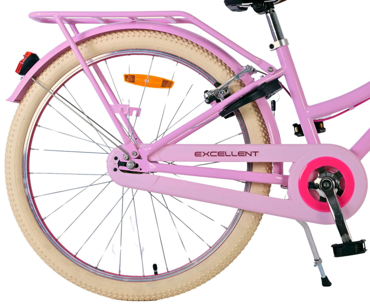 Volare Volare Vélo pour enfants Filles 24 pouces RoseDeux freins à main