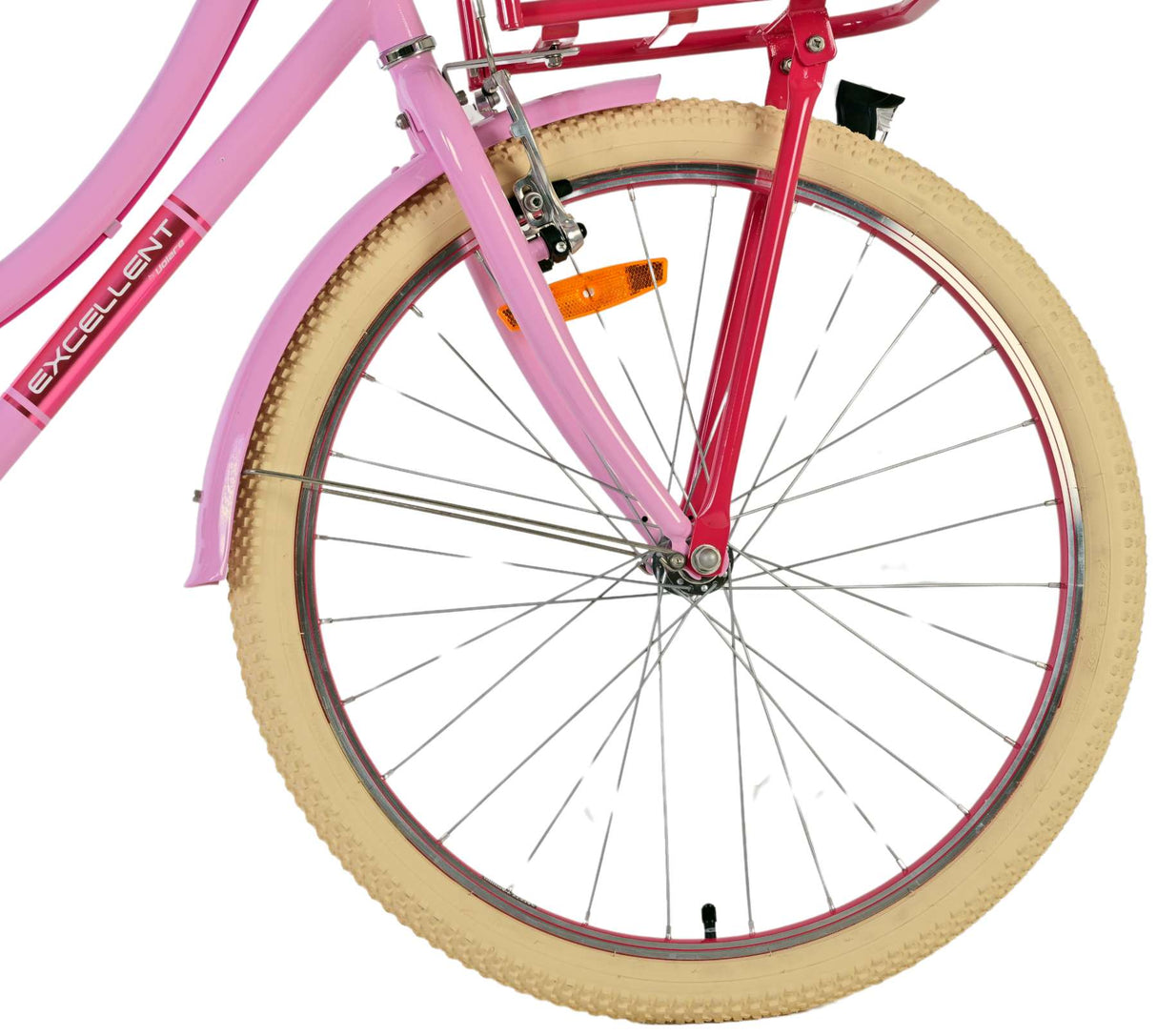 Volare Volare Vélo pour enfants Filles 24 pouces RoseDeux freins à main