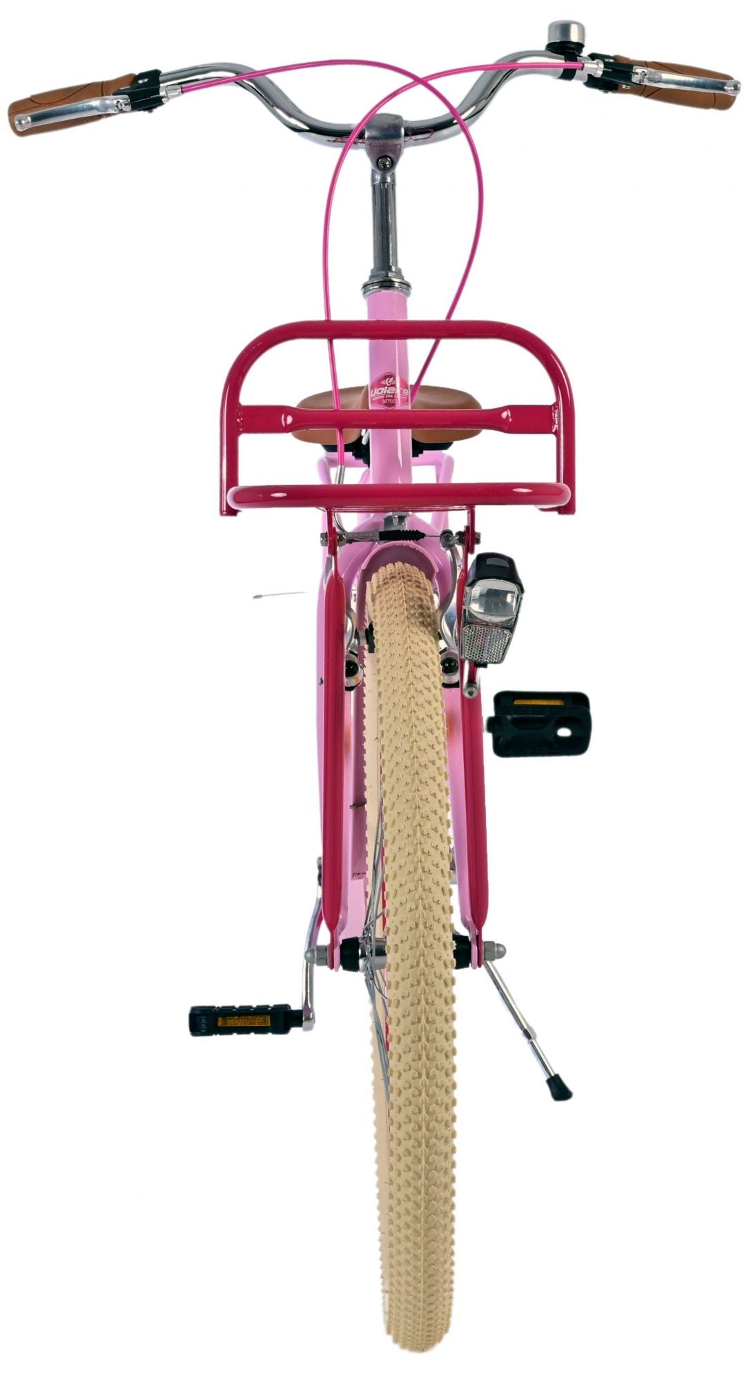 Volare Volare Vélo pour enfants Filles 24 pouces RoseDeux freins à main