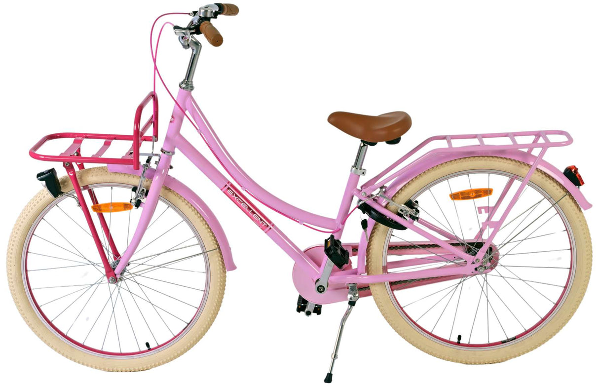 Volare Volare Vélo pour enfants Filles 24 pouces RoseDeux freins à main
