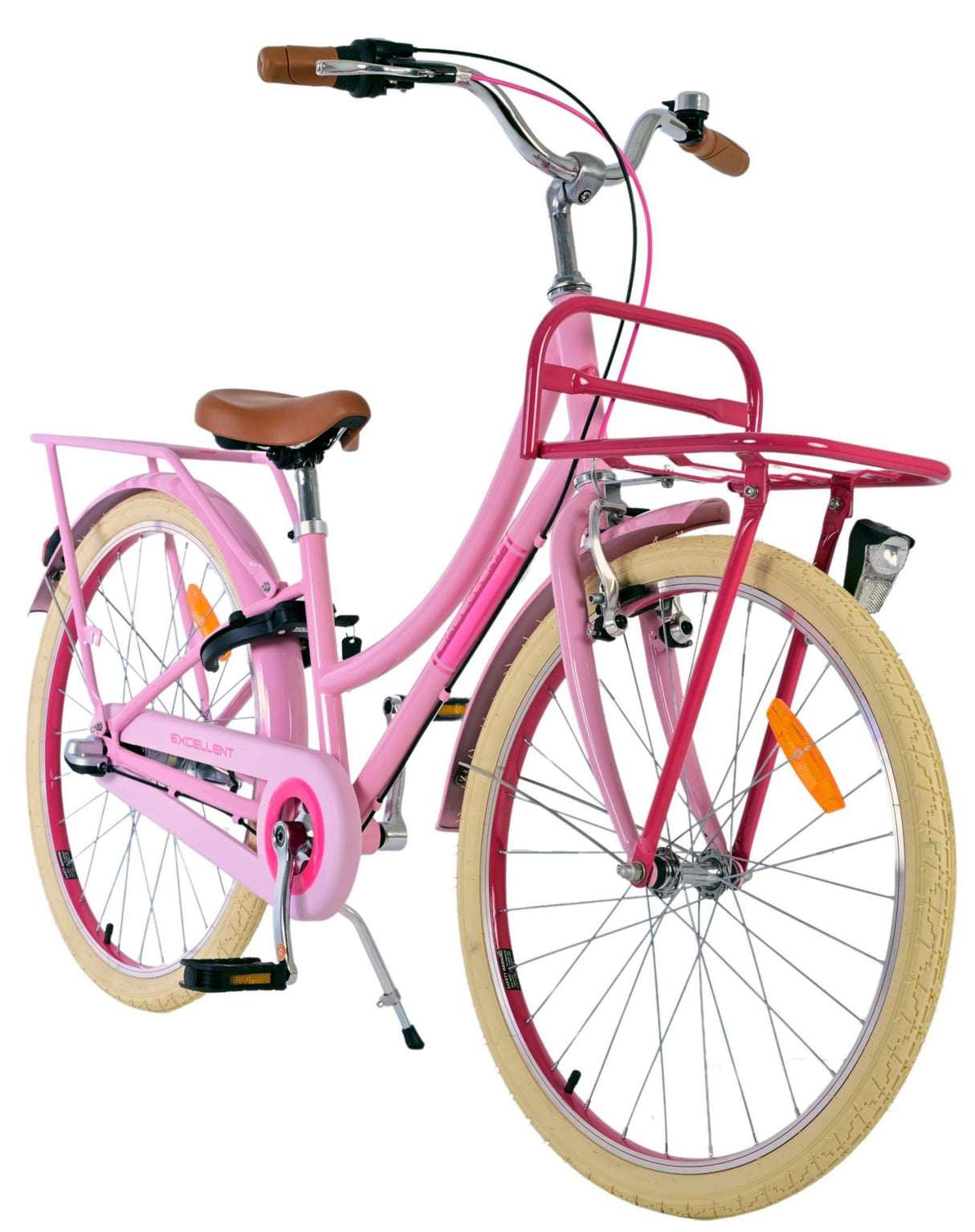 Volare Excellent vélo pour enfants - Filles - 24 pouces - rose - 3 engrenages