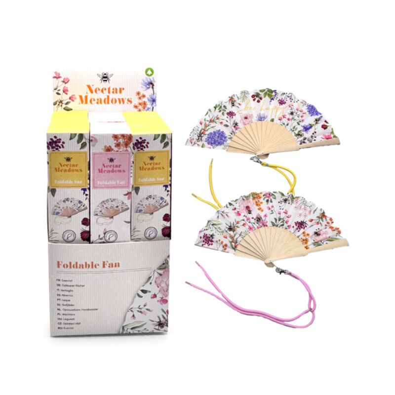 Éventail pliable Nectar Meadows