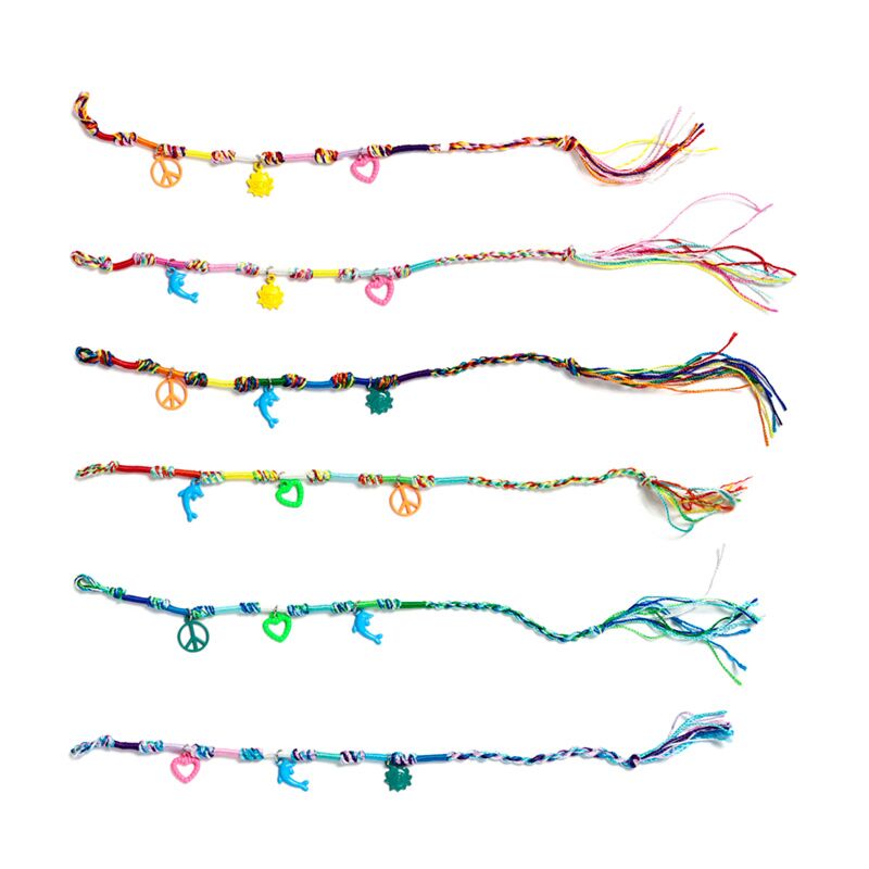 Bracelets d'amitié - charms tissés