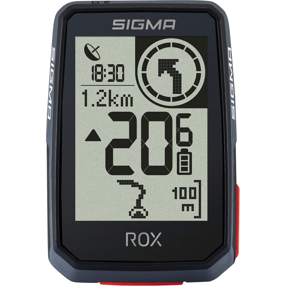 Sigma sport GPS compteurs de vélo rox 2.0 endurance noir