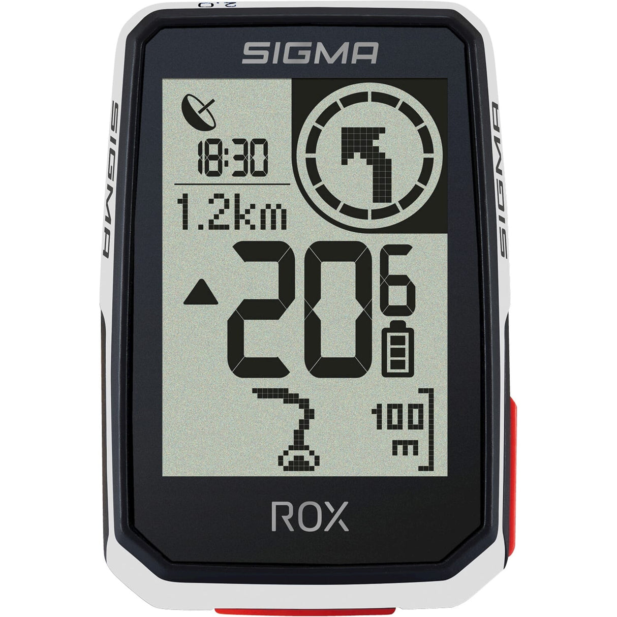 Sigma sport compteurs GPS vélo rox 2.0 endurance blanc