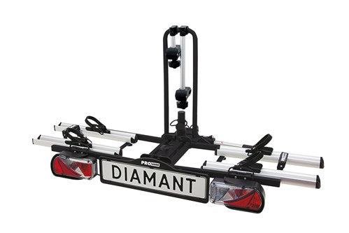 Porte-vélos sur attelage Diamond Pro-User Pro User pour 2 vélos, également pour vélos électriques