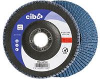 Disque à lamelles Cibo 125mm bleu 80 conique acier | 10 pièces