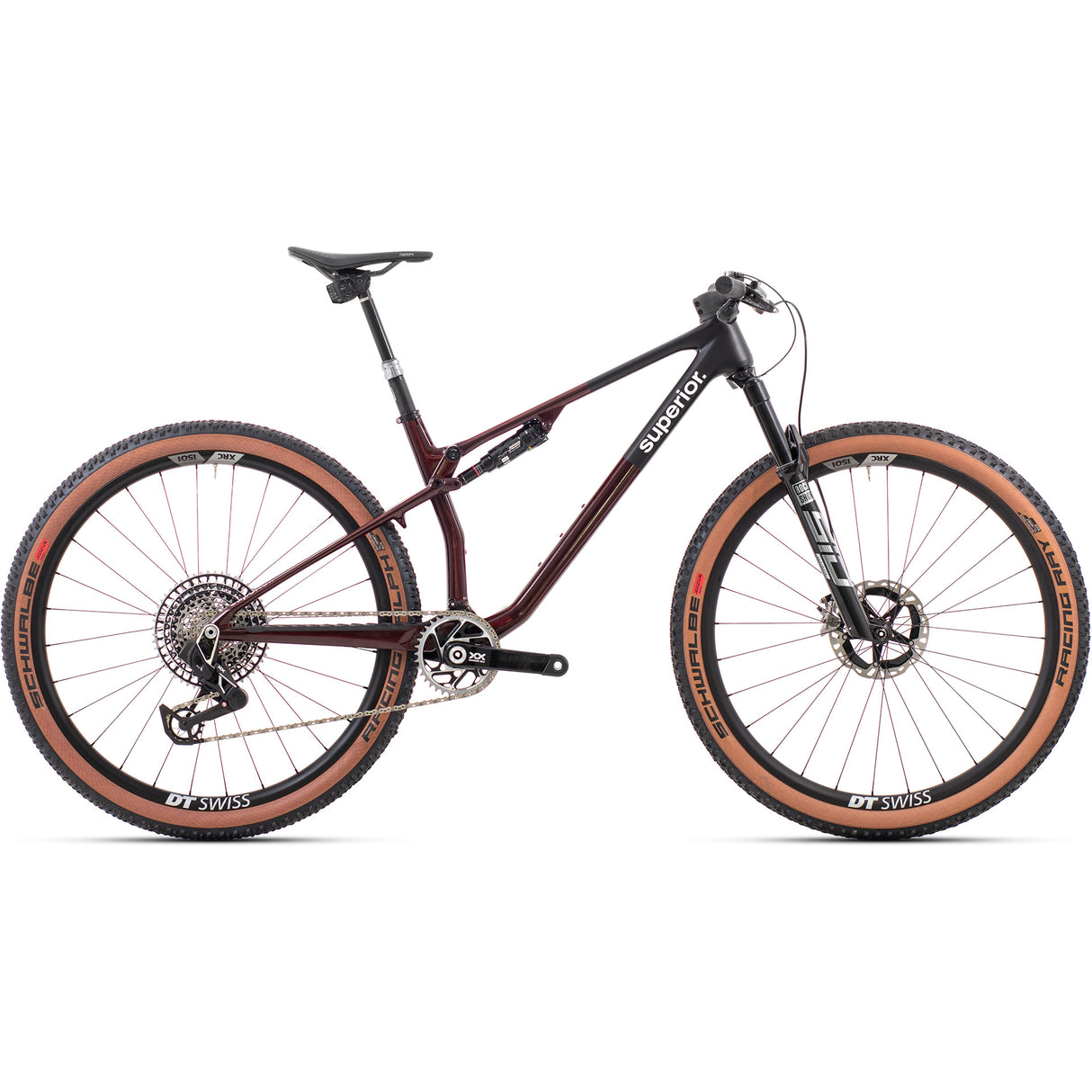 VTT supérieur entièrement xf 9.9 team 29x21.0 (xl) gls rouge crb. noir