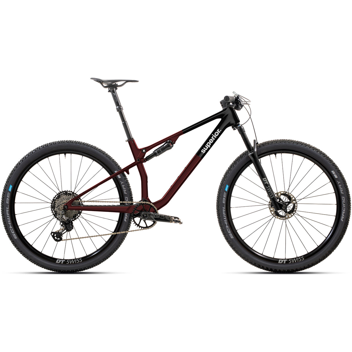 VTT supérieur entièrement xf 9,5 équipe 29x17,5 (m) gls rouge crb. noir
