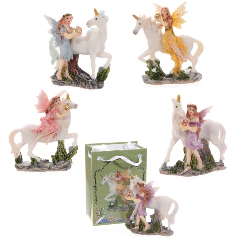 Licorne fée des fleurs, dans un sachet