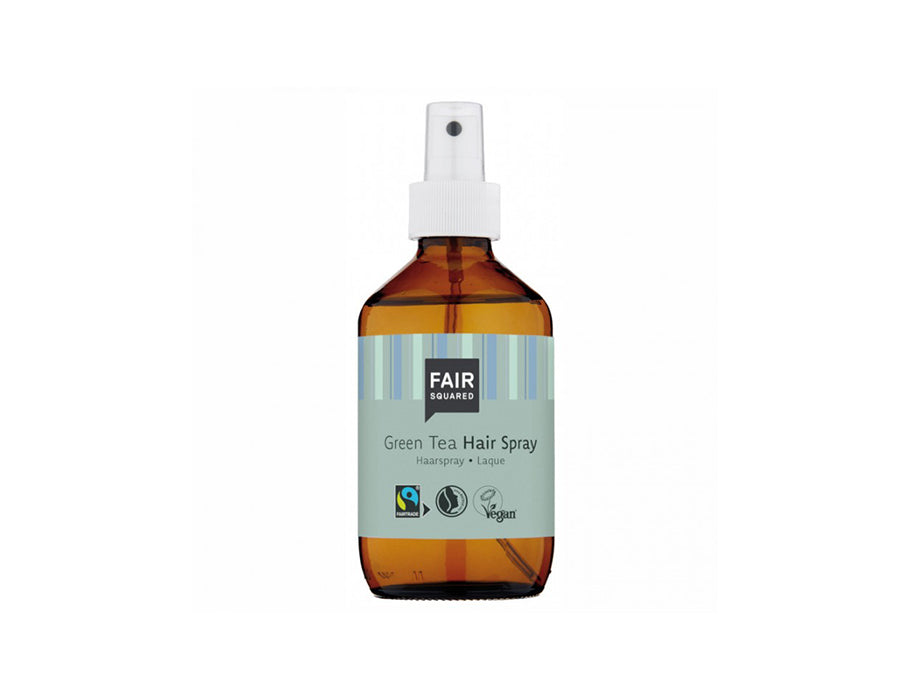 Laque pour cheveux au carré équitable - thé vert - 240 ml