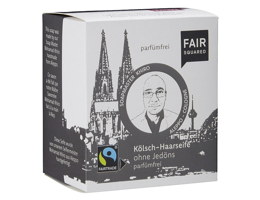 Bar de shampooing au carré juste - tête de balle - 80 gr.