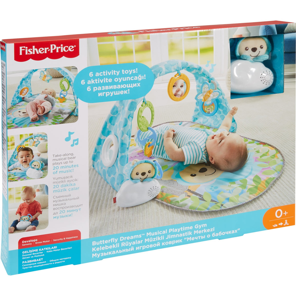 Fisher-Price Butterfly Dreams Speelgym avec de la musique