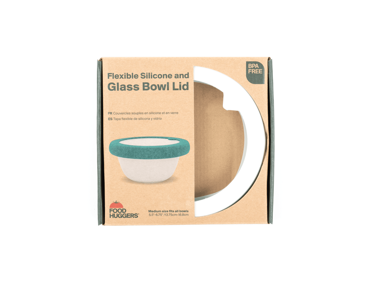 Couvercle en silicone Food Huggers - blanc - petit
