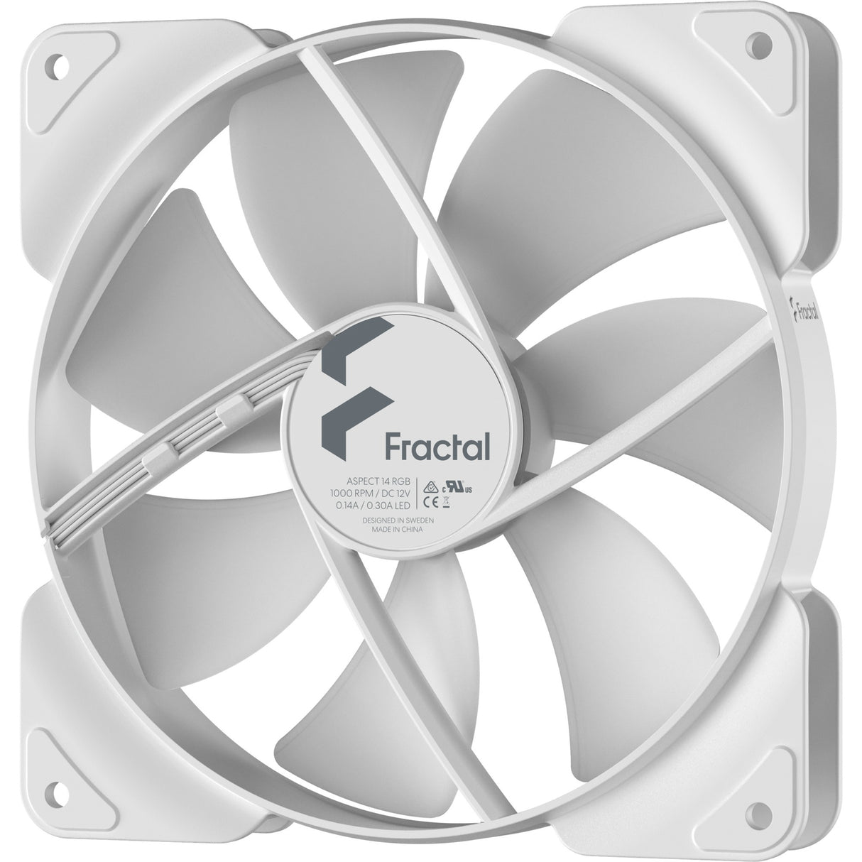 Conception fractale Aspect de conception fractale 14 Cadre blanc RVB