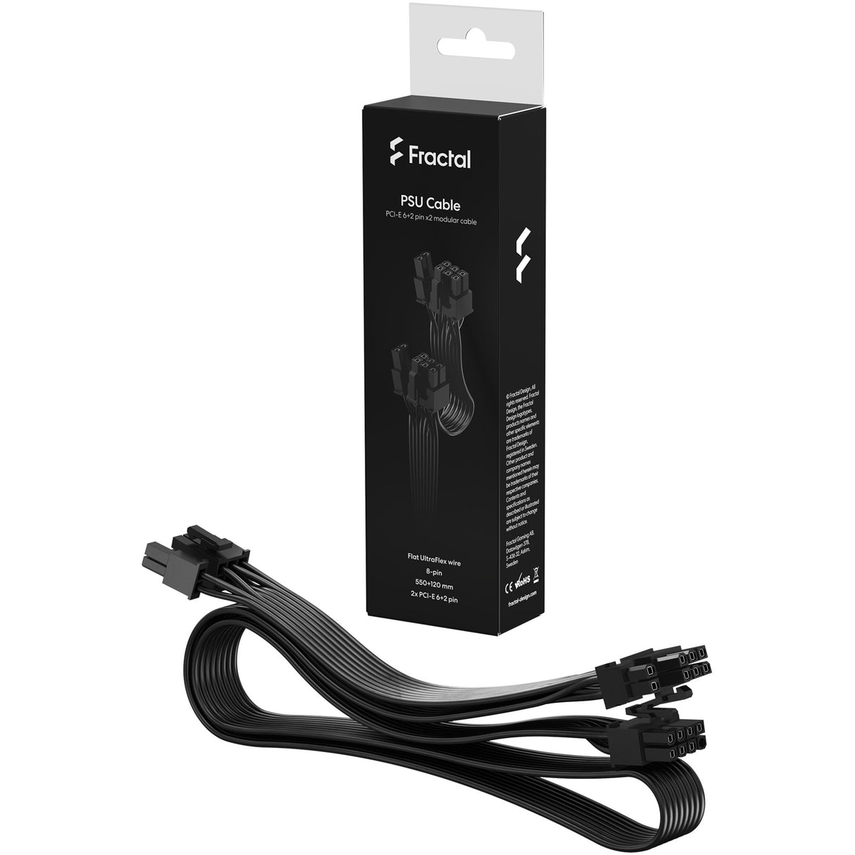Conception fractale conception fractale PCI-e 6 + 2 broches x2