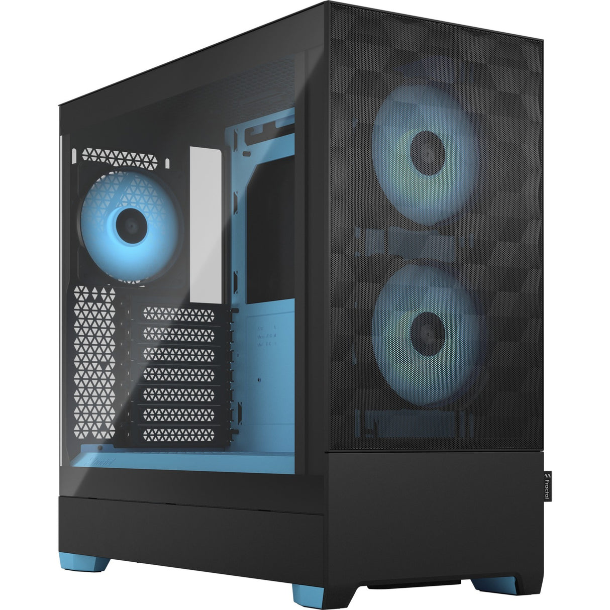 Fractal Design Pop Air RGB cyan Core Tg Clear Tint