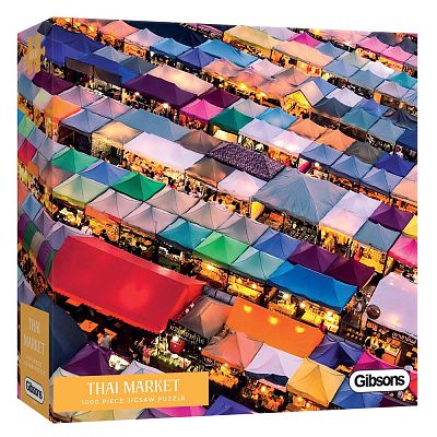 Puzzle Gibsons - Marché thaïlandais - 1000 pièces