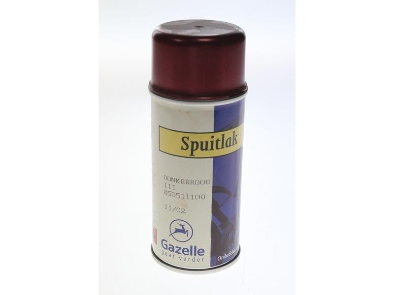 Gazelle remplacer=aérosol de peinture rouge foncé