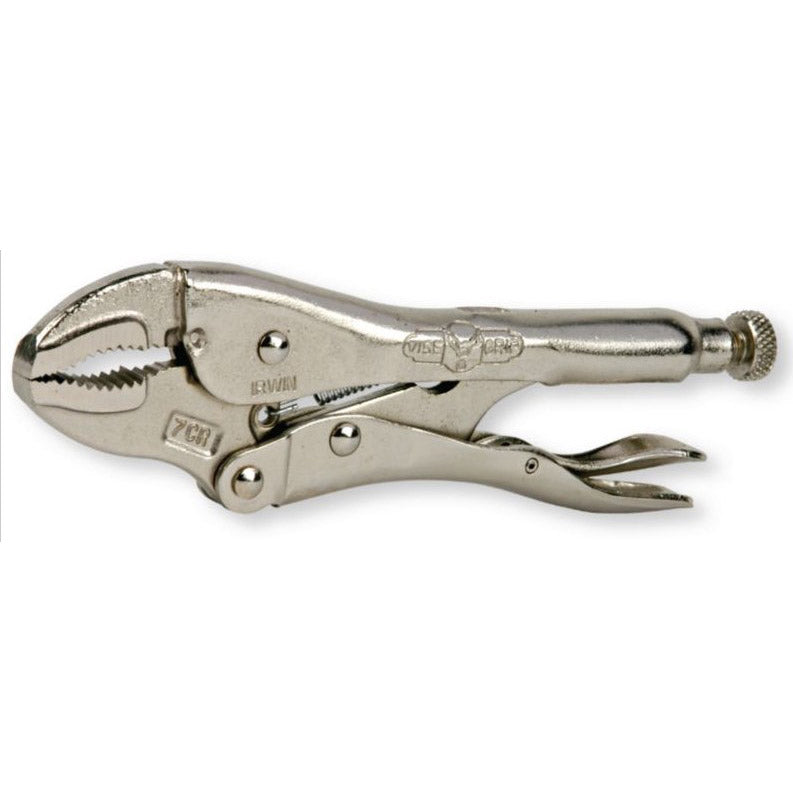 Berner 257737 pince-étau 7 à mors courbés 180 mm