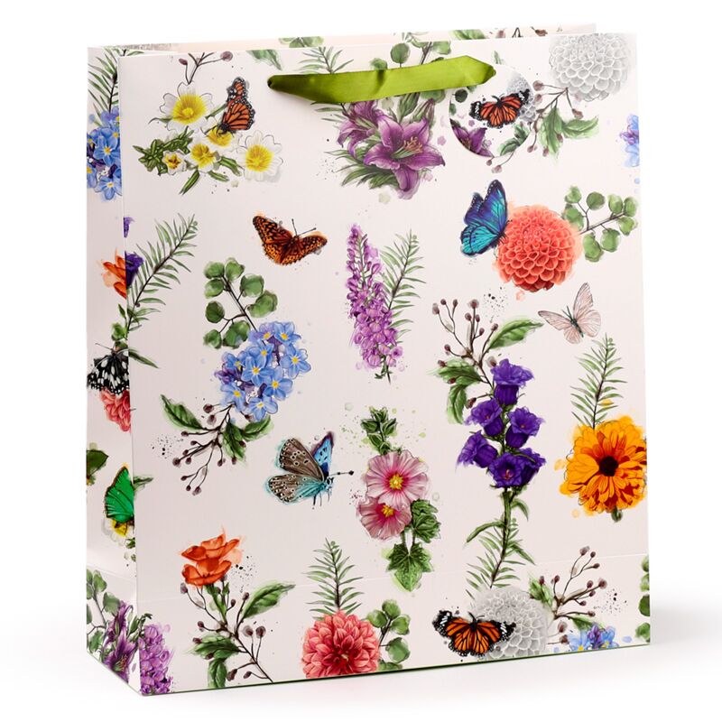Champs de papillons - sac cadeau xl