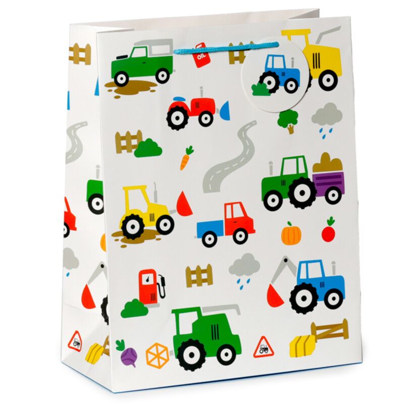 Petits tracteurs - sac cadeau grand