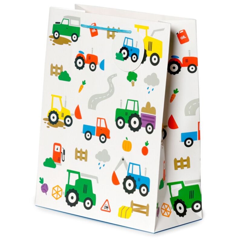 Petits tracteurs - sac cadeau grand