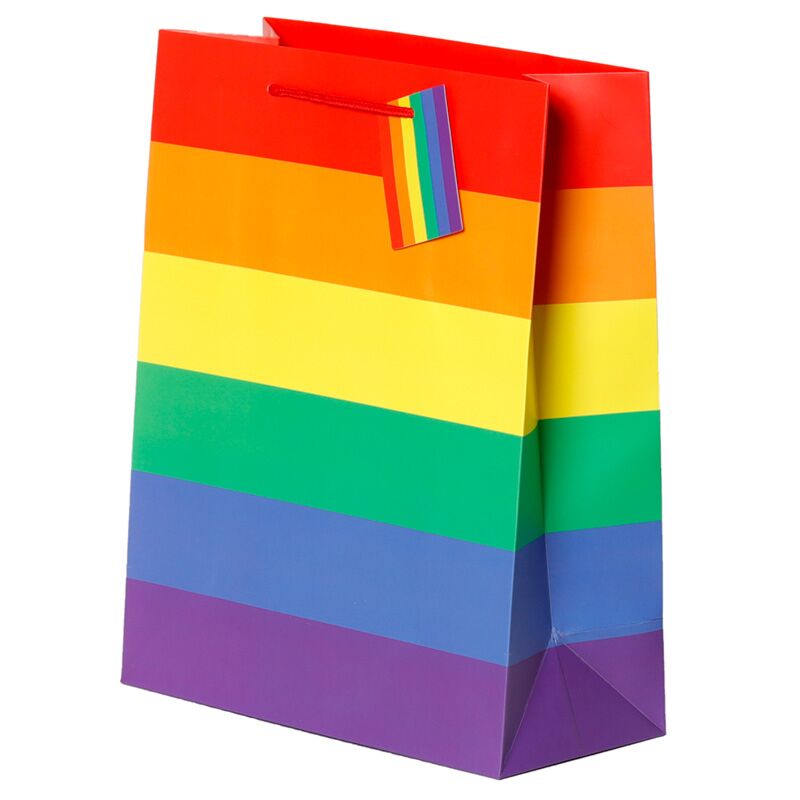 Quelque part arc-en-ciel - sac cadeau grand