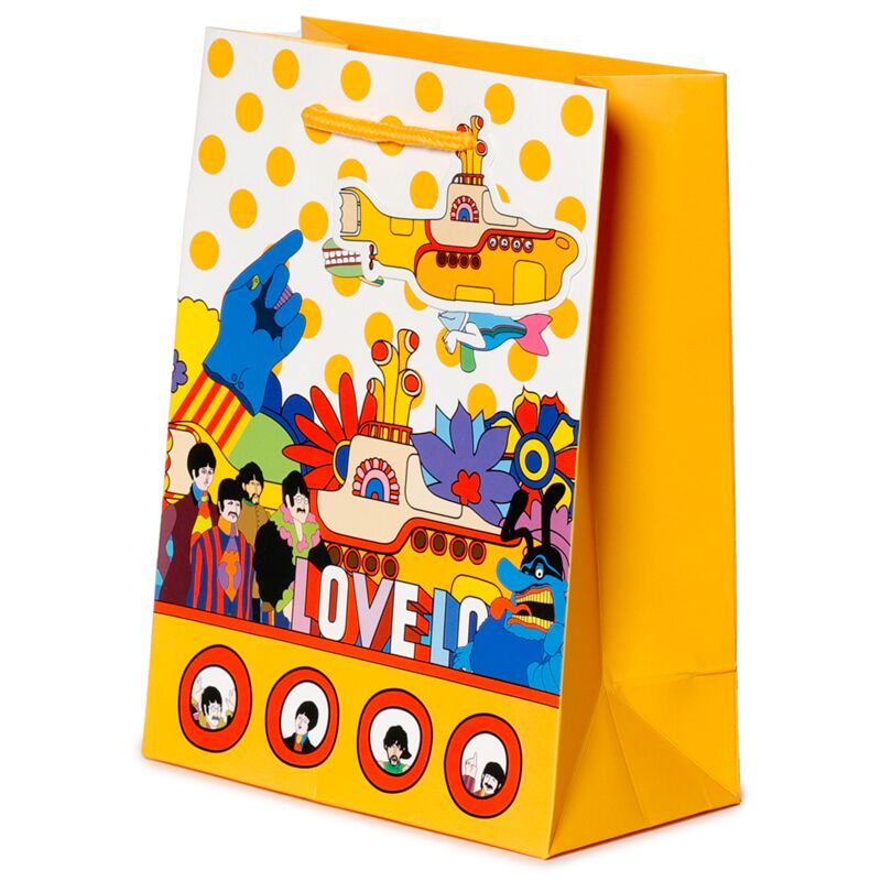L'amour du sous-marin jaune des Beatles - sac cadeau moyen