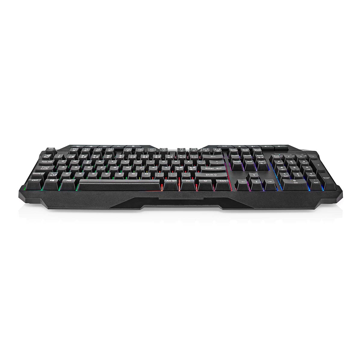 Clavier de jeu filaire Ty Nedis | usb pe-a | touches à membrane | conduit | qwer | scandinave | alimenté par USB | longueur du câble d'alimentation : 1,30 m | multimédia - gkbd110bknd