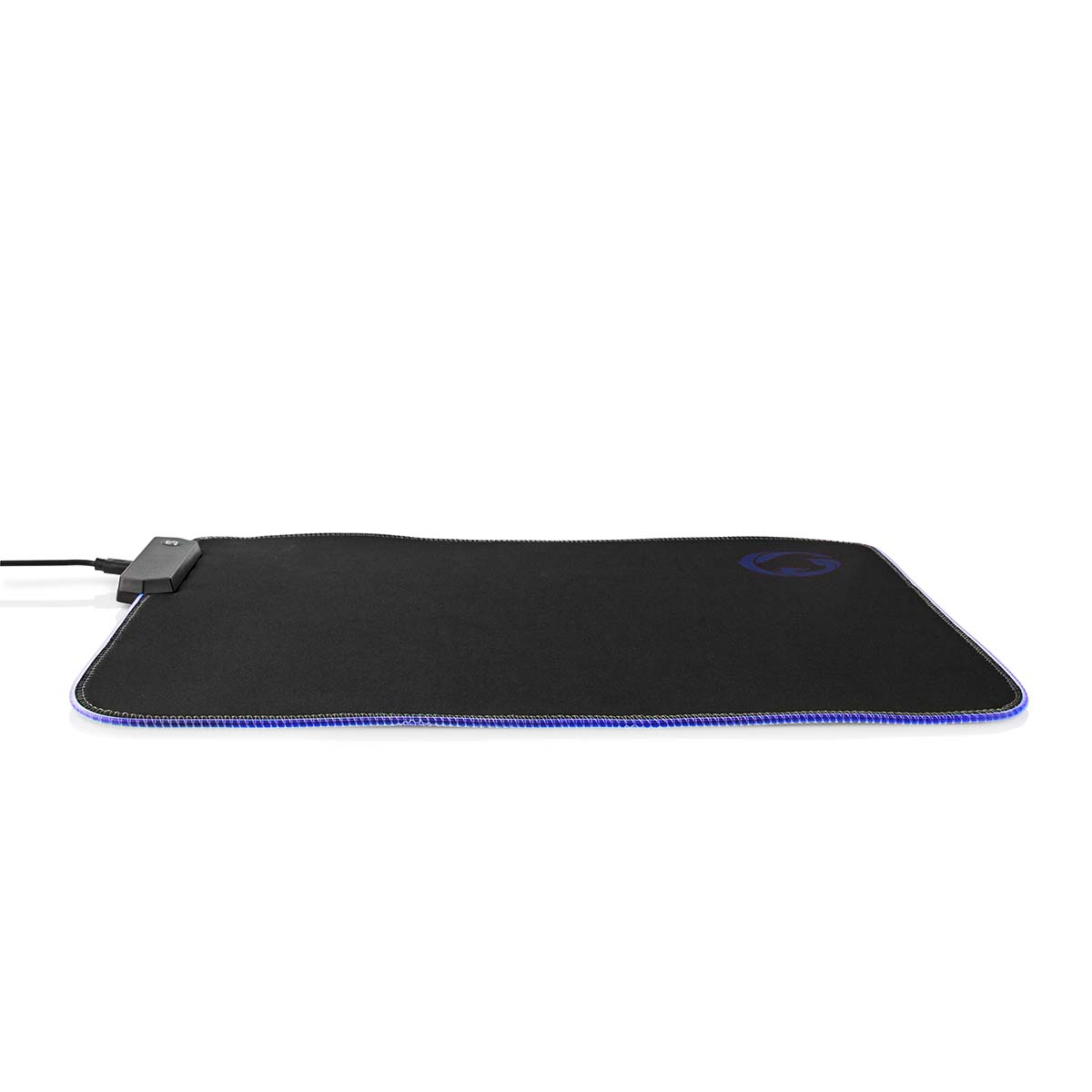 Tapis de souris de jeu Nedis | caoutchouc microfibre | noir - gmpdl110bk