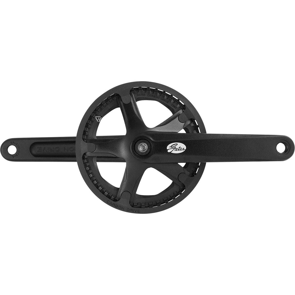 Pédalier Gates CDN S150 46t 170mm bord de protection PVC noir