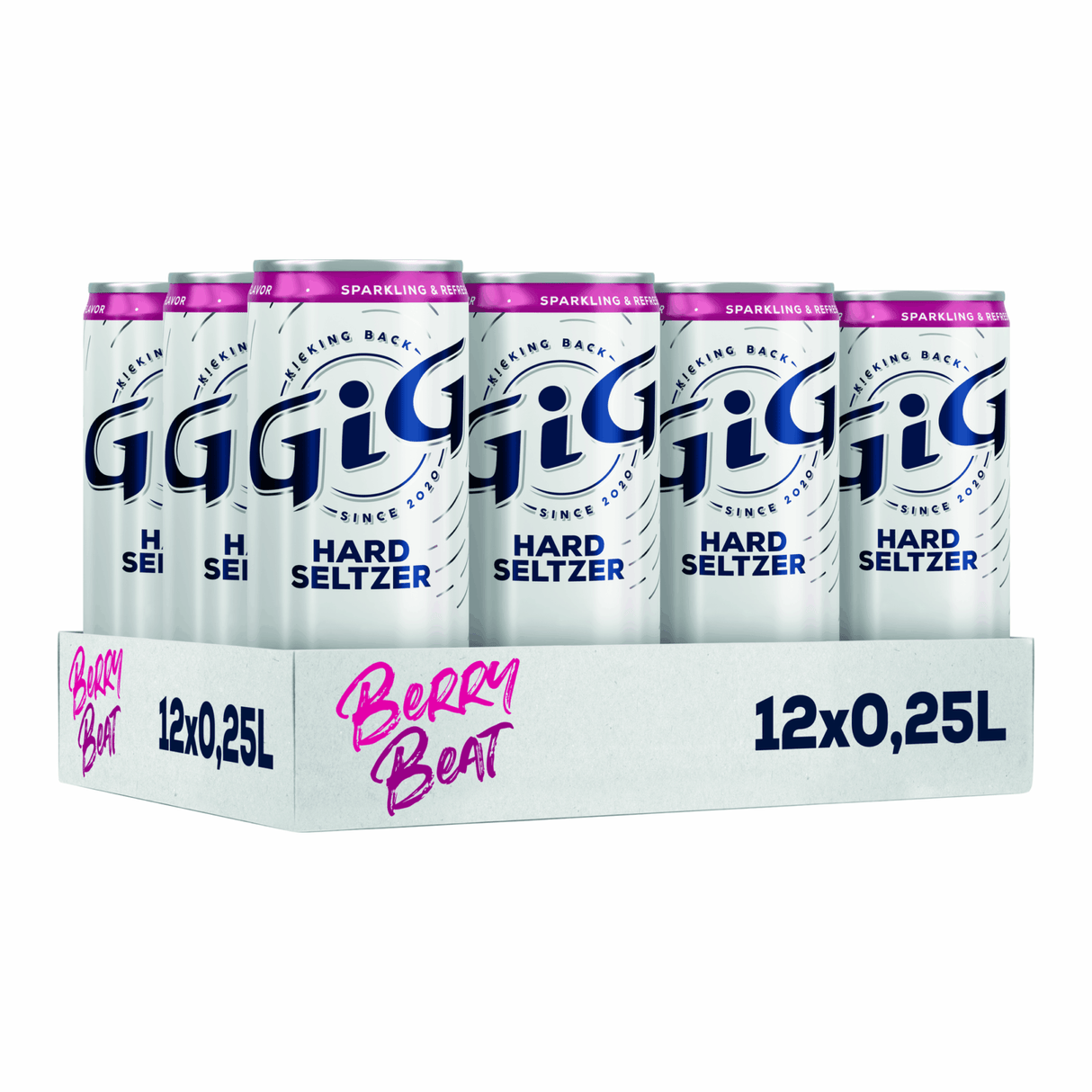 Canette Gig Hard Seltzer Berry Beat (12x 25cl)