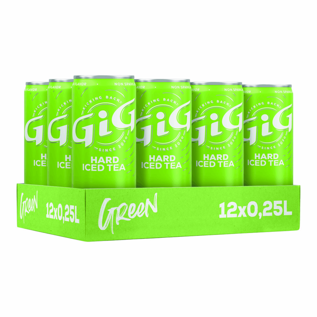 Thé vert glacé Gig en canette (12x 25cl)