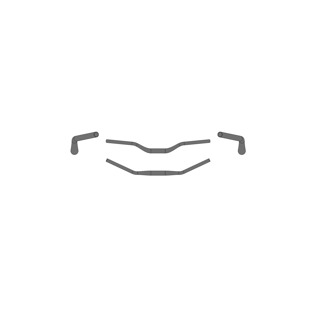 Steer Riser Bar 50 Comfort Ø31.8x720 - noir