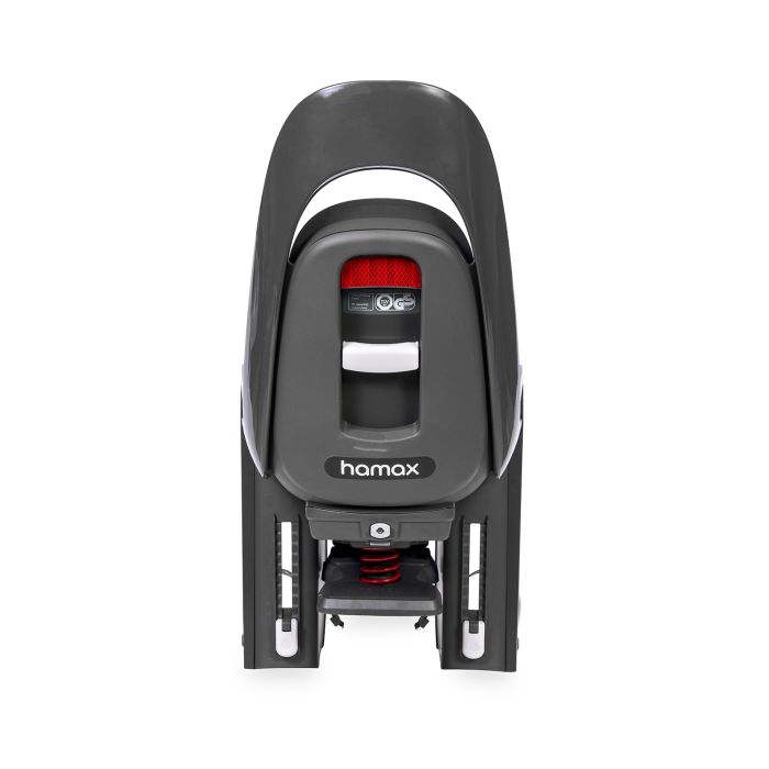 Hamax caress + adaptateur de support - gris rouge