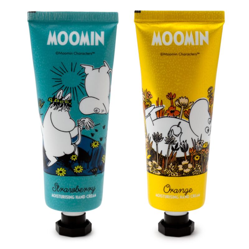 Crème mains hydratante Moomin 75ml - fraise et orange