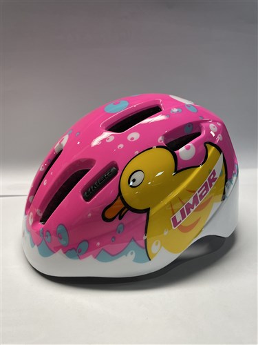 Limar casque pour enfants s 46-52cm canard en baignoire rose