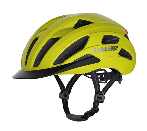 Limar casque action urban m 53-57 jaune mat avec LED
