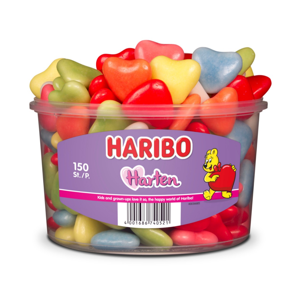 Coeurs en mousse Haribo (150 pièces) (copie)