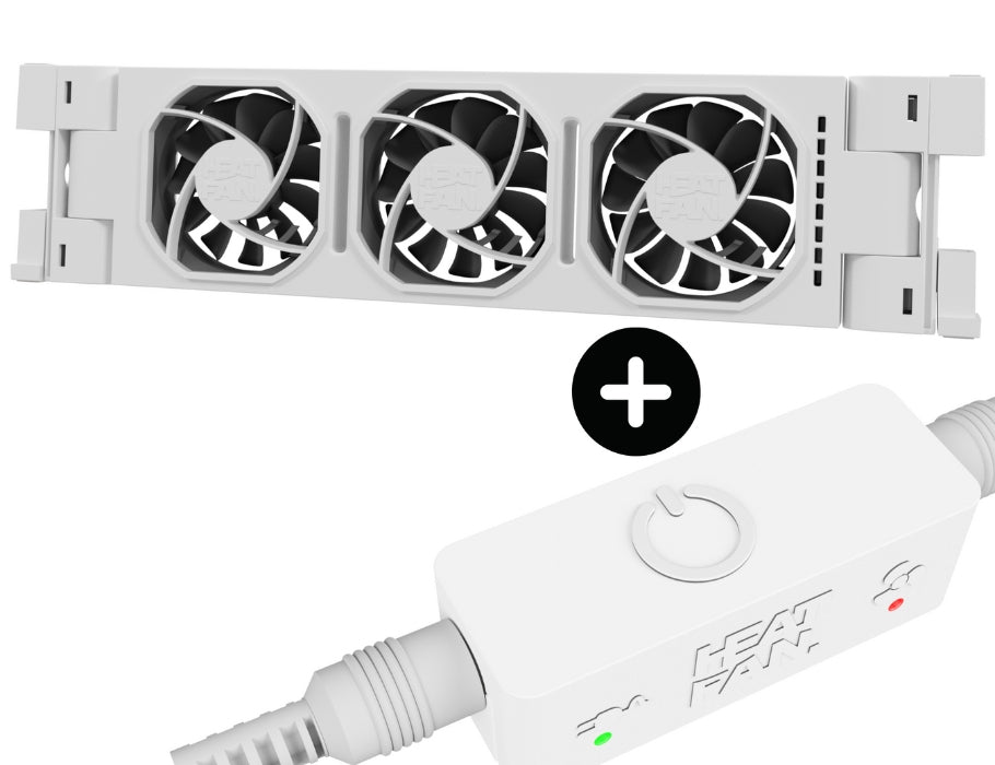 Heatfan 3 - ventilateur de radiateur solo - blanc + capteur tactile