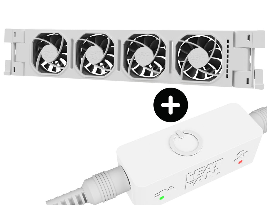 Heatfan 4 - Fan de radiateur Solo - Capteur blanc + tactile