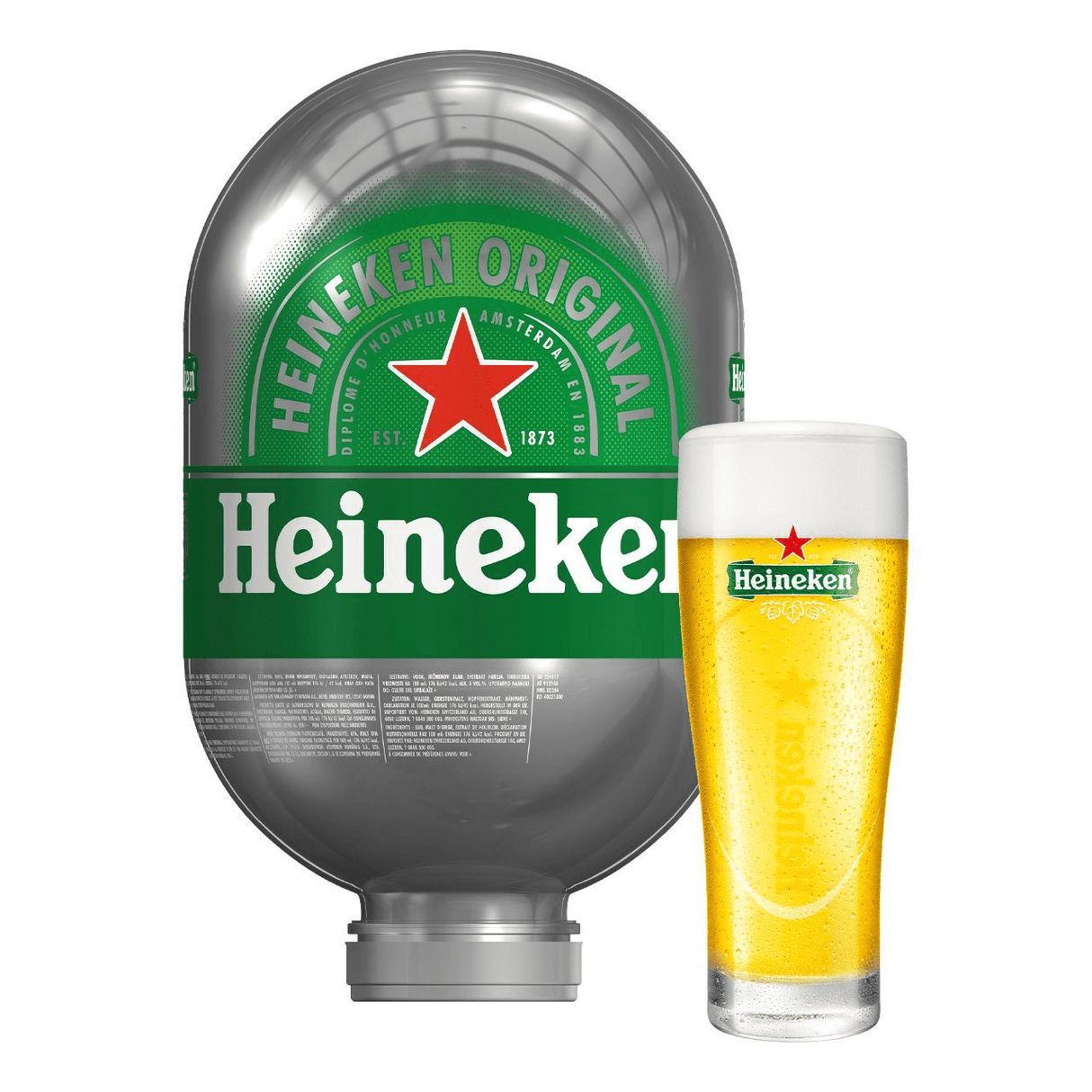 Fût de lame Heineken (8 litres)