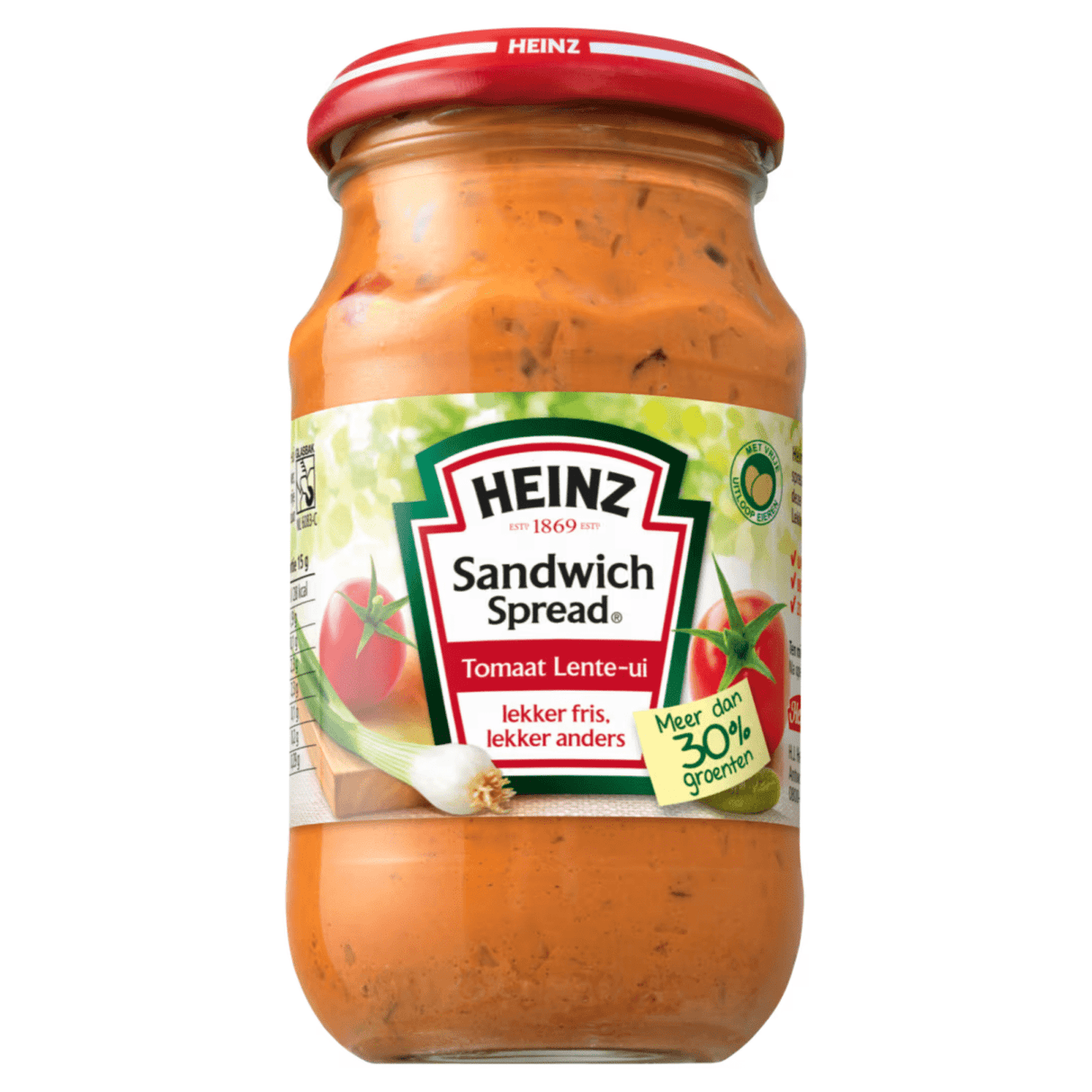 Heinz sandwich à tartiner tomates oignons nouveaux (8x 300gr)