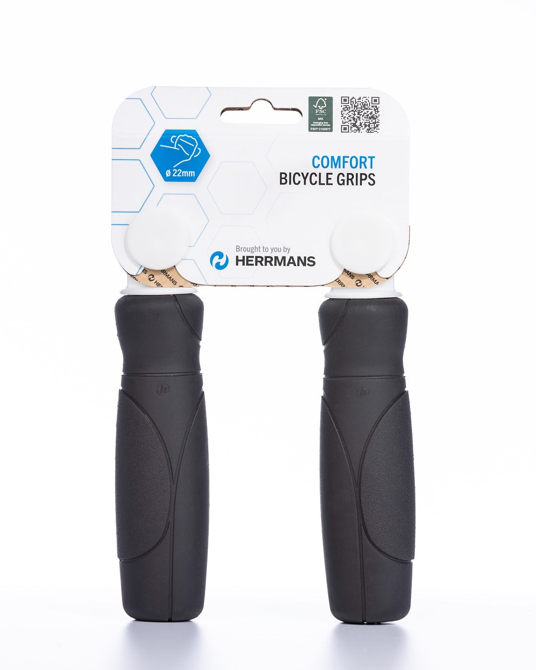 Composants de vélo Herrmans et poignée Herrmans coupée 93b 120 mm. type 45 noir