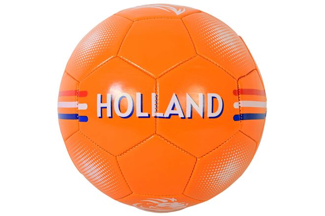 E l Sports Art Leather Holland Football - Orange