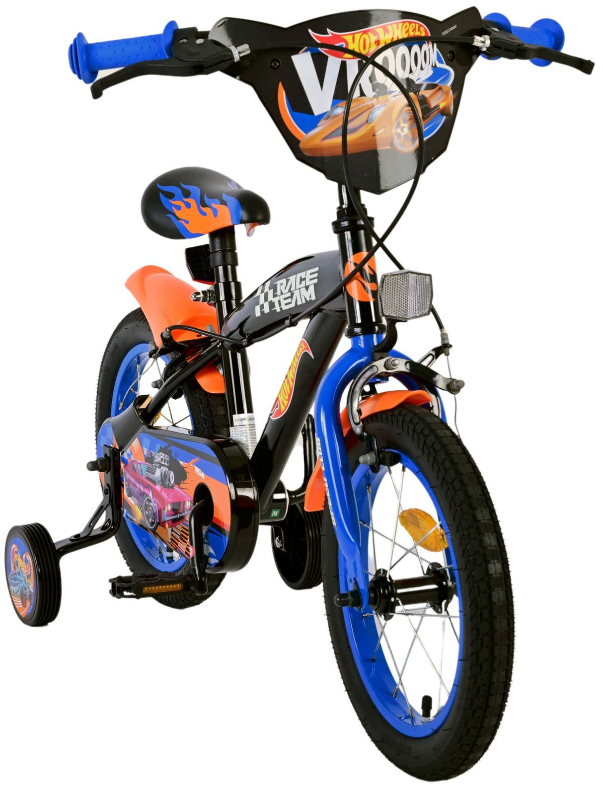 Hot Wheels Children's Bicycle - Boys - 14 pouces - Black - deux freins à main