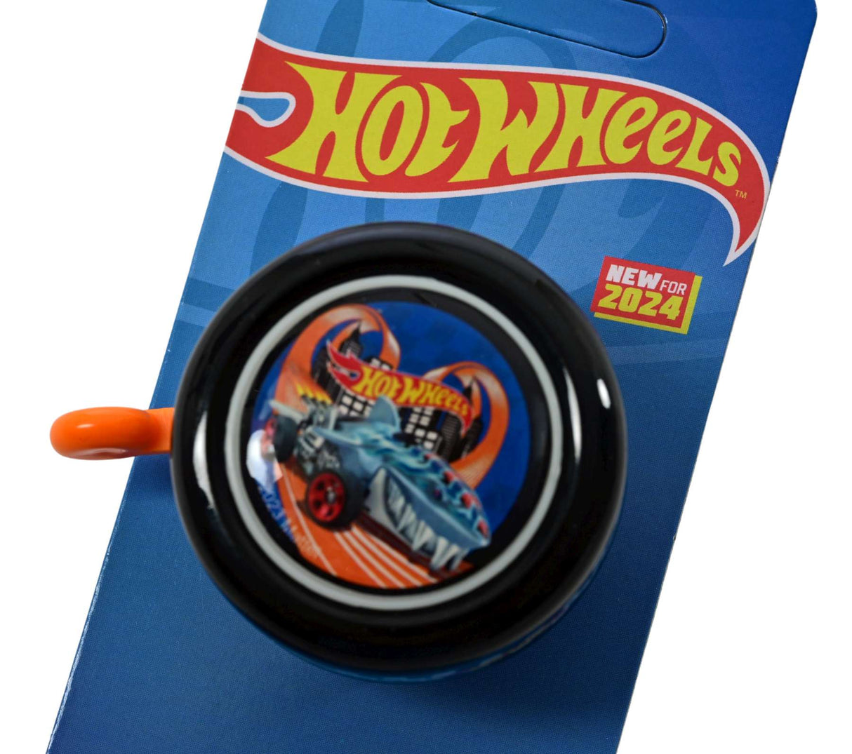Sonnette de vélo Heiße Räder Hot Wheels - garçons - orange - noir